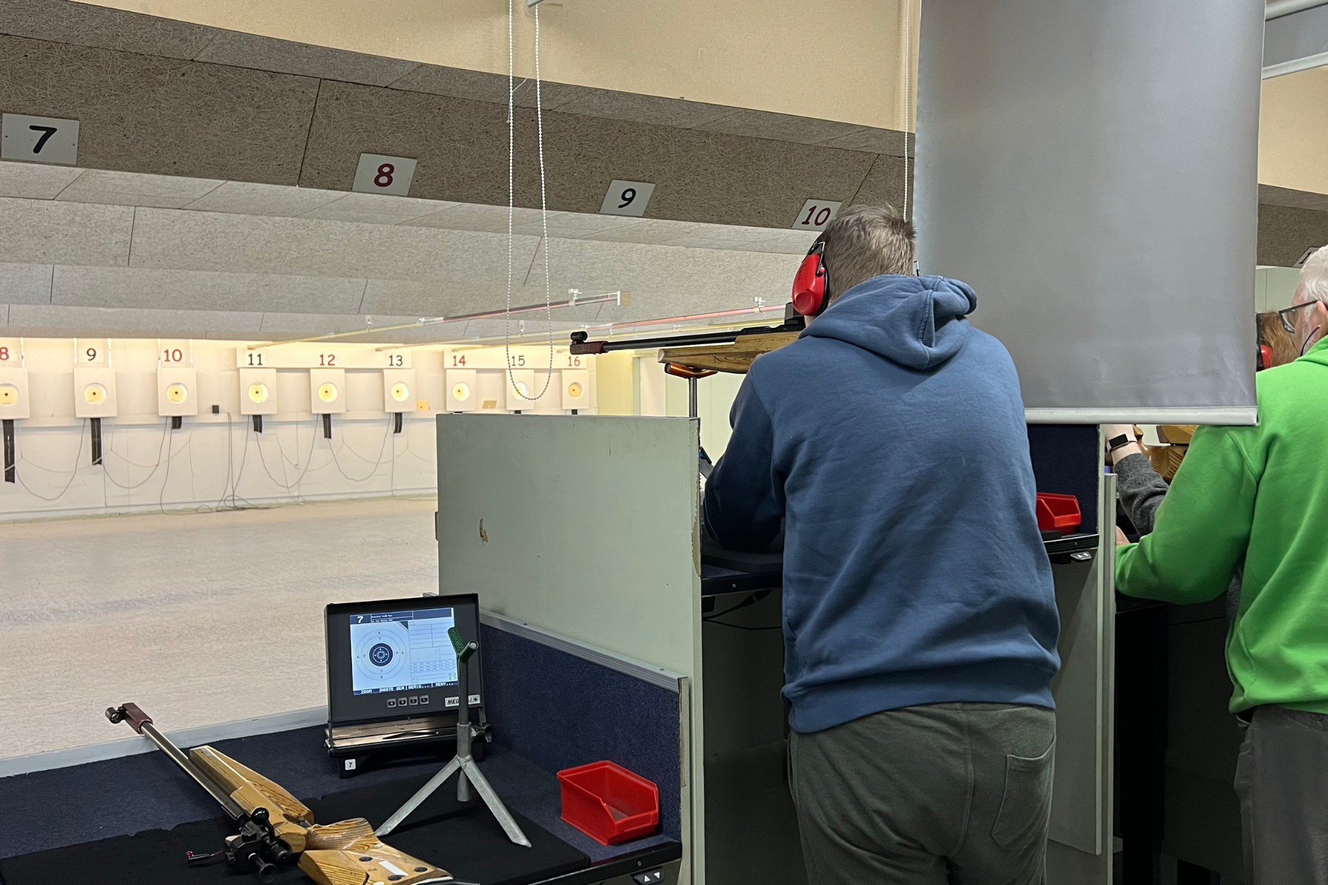 Skydning på en skydebane